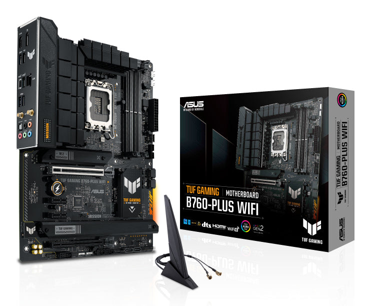 ASUS TUF Gaming B760-Plus WIFI motherboard Intel B760 LGA 1700 ATX - TUF GAMING B760-PLUS WIFI
