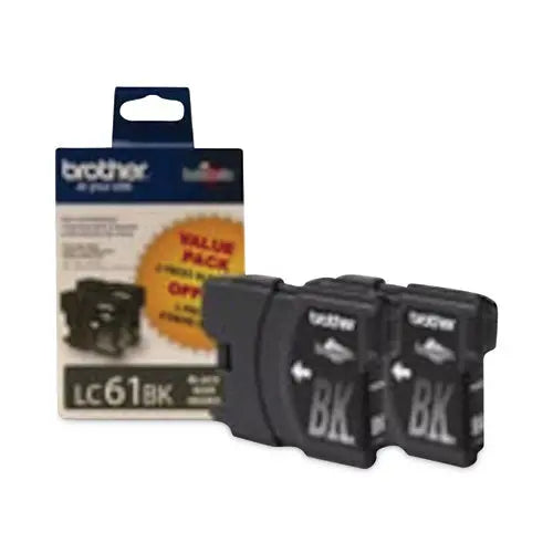 BROTHER Innobella Ink, 450 Page-Yield, Black, 2/Pack - LC612PKS BROTHER