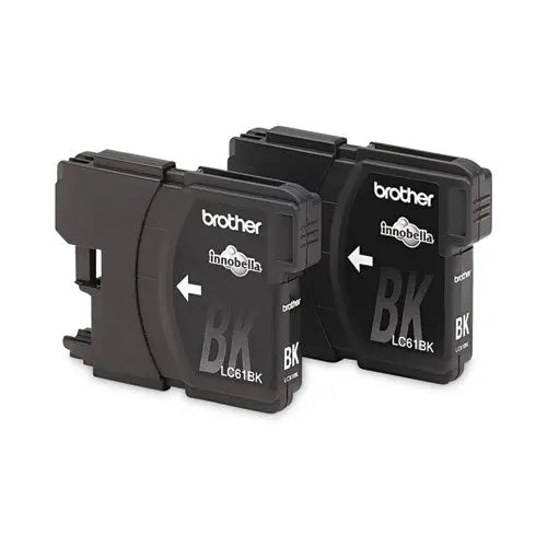 BROTHER Innobella Ink, 450 Page-Yield, Black, 2/Pack - LC612PKS BROTHER