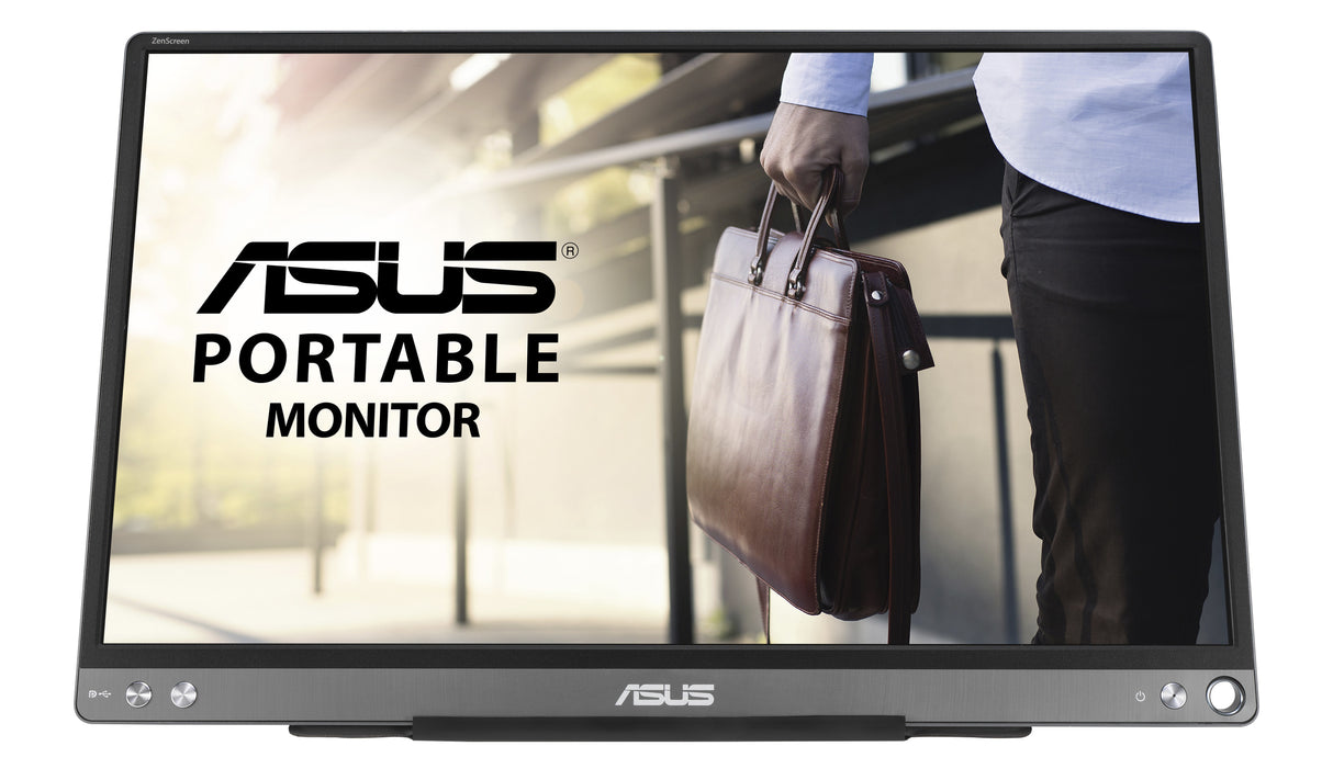 ASUS ZenScreen MB16ACE computer monitor 39.6 cm (15.6") 1920 x 1080 pixels Full HD LED Grey - MB16ACE ASUS