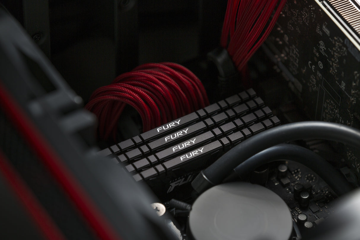 Kingston Technology FURY 16GB 3600MT/s DDR4 CL16 DIMM 1Gx8 Renegade Black - KF436C16RB12/16