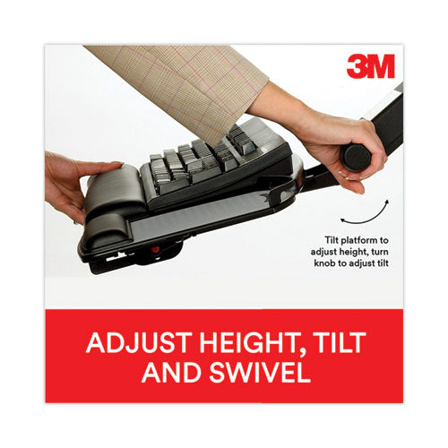 3M KEYBOARD,TRAY, ADJUST,BK - AKT170LE 3M