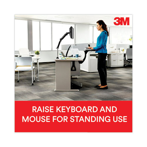 3M KEYBOARD,TRAY, ADJUST,BK - AKT170LE 3M