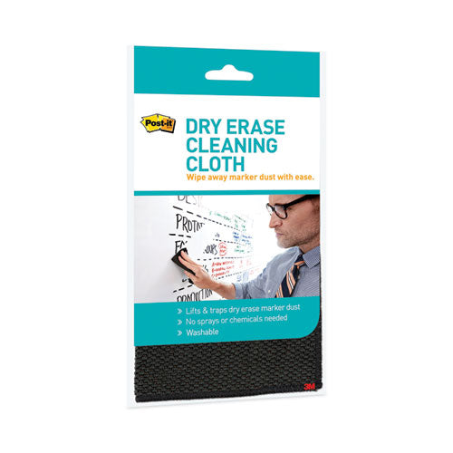 3M Dry Erase Cleaning Cloth, 10.63" x 10.63", Gray - DEFCLOTH 3M