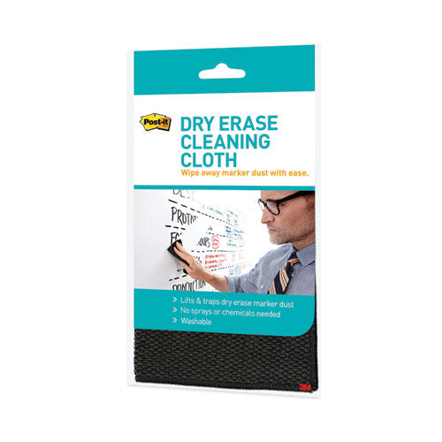 3M Dry Erase Cleaning Cloth, 10.63" x 10.63", Gray - DEFCLOTH 3M