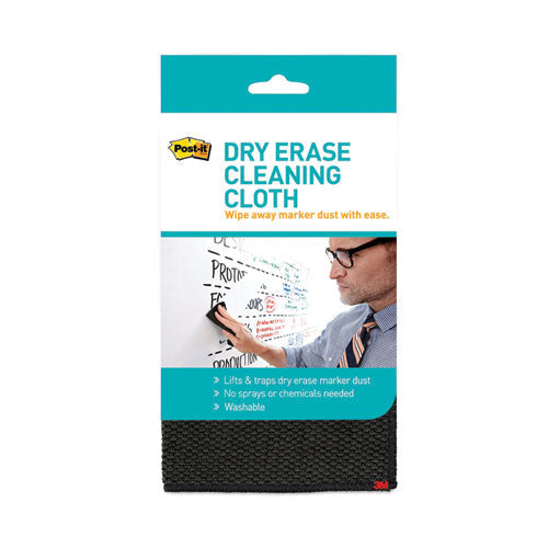 3M Dry Erase Cleaning Cloth, 10.63" x 10.63", Gray - DEFCLOTH 3M