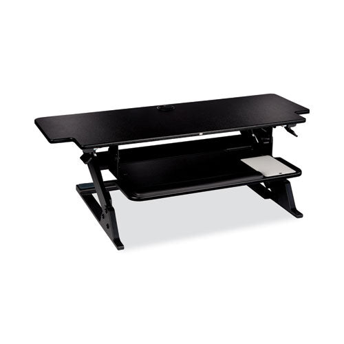 3M Precision Standing Desk, 42" x 23.2" x 6.2" to 20", Black - SD70B