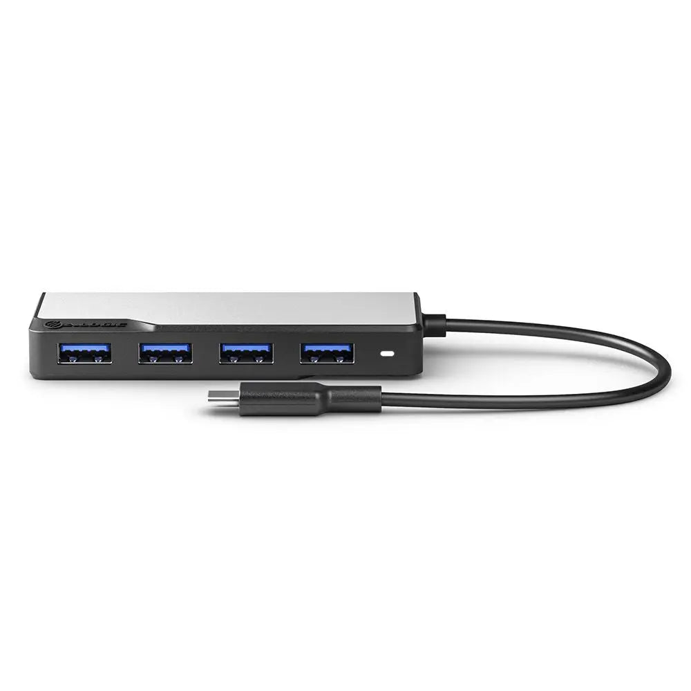ALOGIC UCFUUA-SGR interface hub USB 3.2 Gen 1 (3.1 Gen 1) Type-C 5000 Mbit/s Black, Silver - eCommerce Business Prime