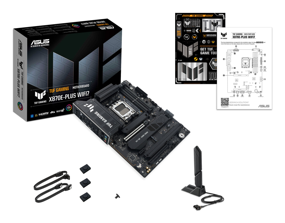 ASUS TUF GAMING X870E-PLUS WIFI7 AMD X870E Socket AM5 ATX - TUF GAMING X870E-PLUS WIFI7