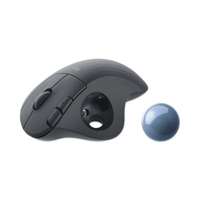 Ergo M575 Trackball, 32.8 ft Wireless Range, Right Hand Use, Graphite - 910-006197
