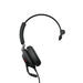 Jabra Evolve2 40 SE MS Mono Headset Wired Head-band Calls/Music USB Type-C / USB Type-A Black - 24189-899-799-01 JABRA