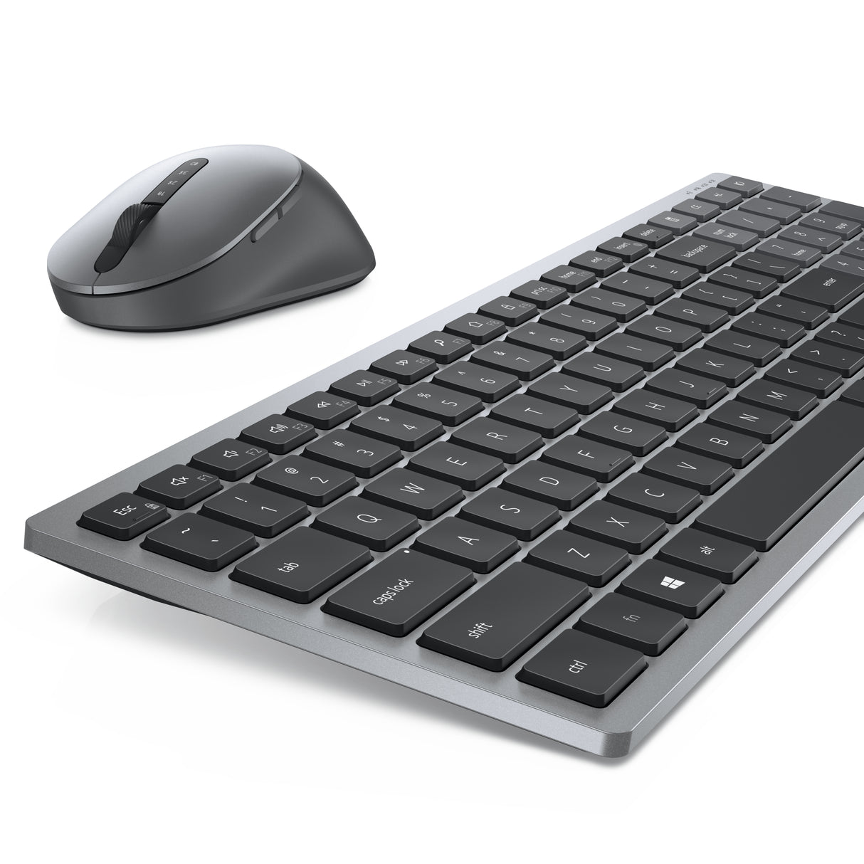 DELL KM7120W keyboard Mouse included Office RF Wireless + Bluetooth English Grey, Titanium - KM7120W-GY-US