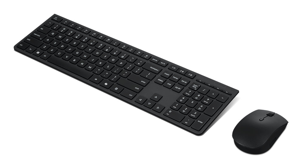 Lenovo 4X31R64316 keyboard Mouse included Office RF Wireless + Bluetooth QWERTY US English Grey - 4X31R64316