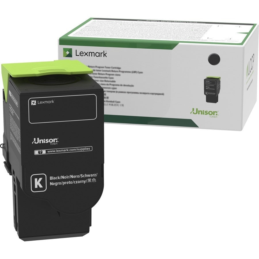 Lexmark Black Toner Cartridge Return Program Yield 2,000 Pages 78C10K0 Lexmark