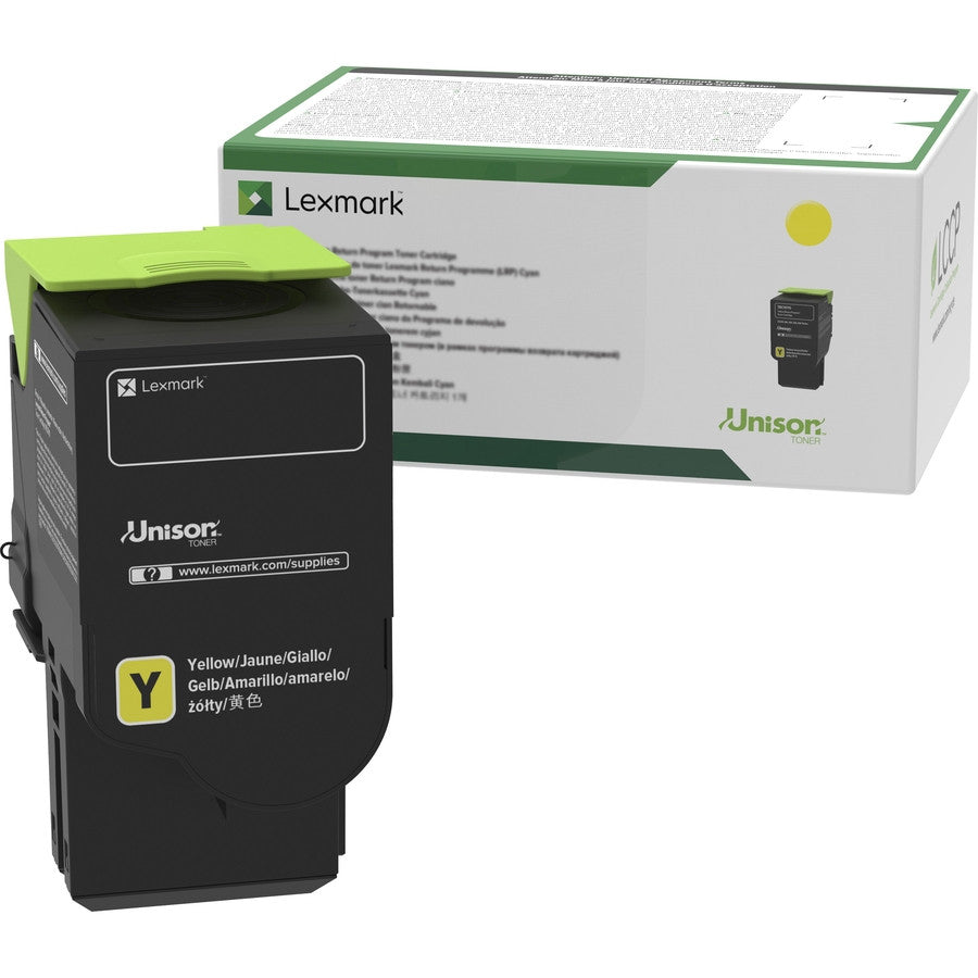 Lexmark Yellow Toner Cartridge Return Program Ultra High Yield 7,000 Pages 78C1UY0 Lexmark