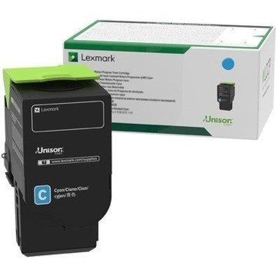 Lexmark Cyan Toner Cartridge Return Program Extra High Yield 5,000 Pages 78C1XC0 Lexmark