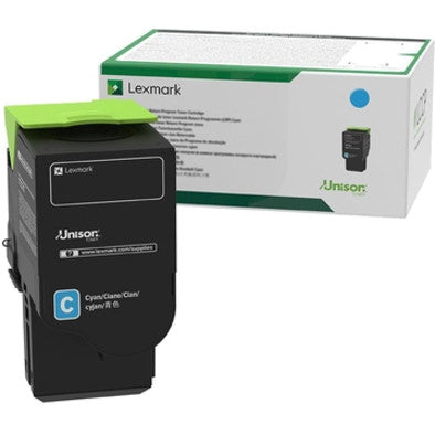 Lexmark Cyan Toner Cartridge Return Program Extra High Yield 5,000 Pages 78C1XC0 Lexmark