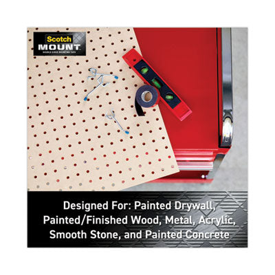 Extreme Mounting Tape, Permanent, Holds Up to 30 lb, 1" x 60", Black - 414H
