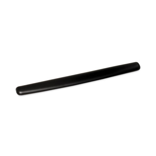 3M Antimicrobial Gel Thin Keyboard Wrist Rest, Extended Length, 25 x 2.5, Black - WR340LE