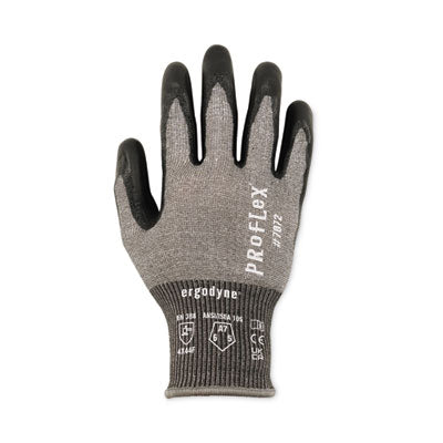 ProFlex 7072 ANSI A7 Nitrile-Coated CR Gloves, EN388: 4X44F, 9" Long, X-Large, Gray, Pair - 10315 C2G