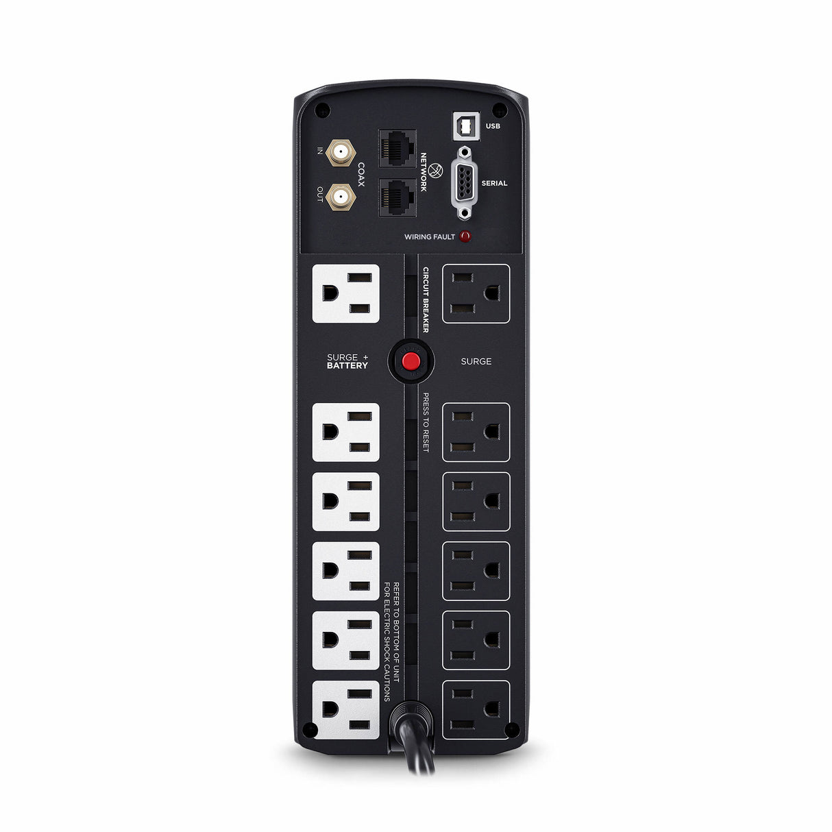 CyberPower CP1500AVRLCDTAA uninterruptible power supply (UPS) Line-Interactive 1.5 kVA 900 W 12 AC outlet(s) - CP1500AVRLCDTAA