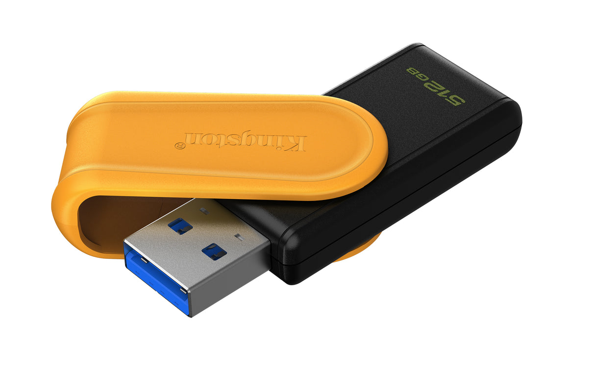 Kingston Technology DataTraveler 512GB Portable USB 3.2 Gen 1 Exodia S (Black/Yellow) - DTXS/512GB