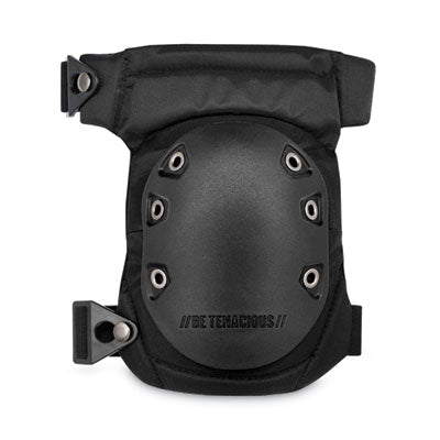 ProFlex 435 Hinged Gel Knee Pad With Buckles, Hard Cap, Buckle Closure, One Size Fits Most, Black, Pair - 18435 DYMO