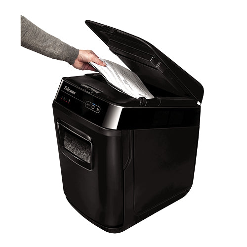 Fellowes 4656201 paper shredder Micro-cut shredding 22.8 cm Black - 4656201