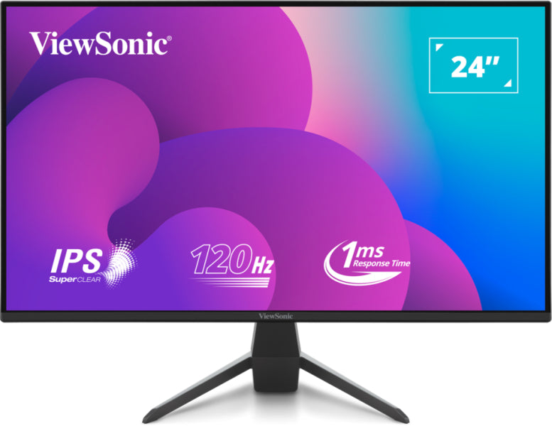 Viewsonic VX2470-MHD computer monitor 61 cm (24") 1920 x 1080 pixels Full HD LED Black - VX2470-MHD