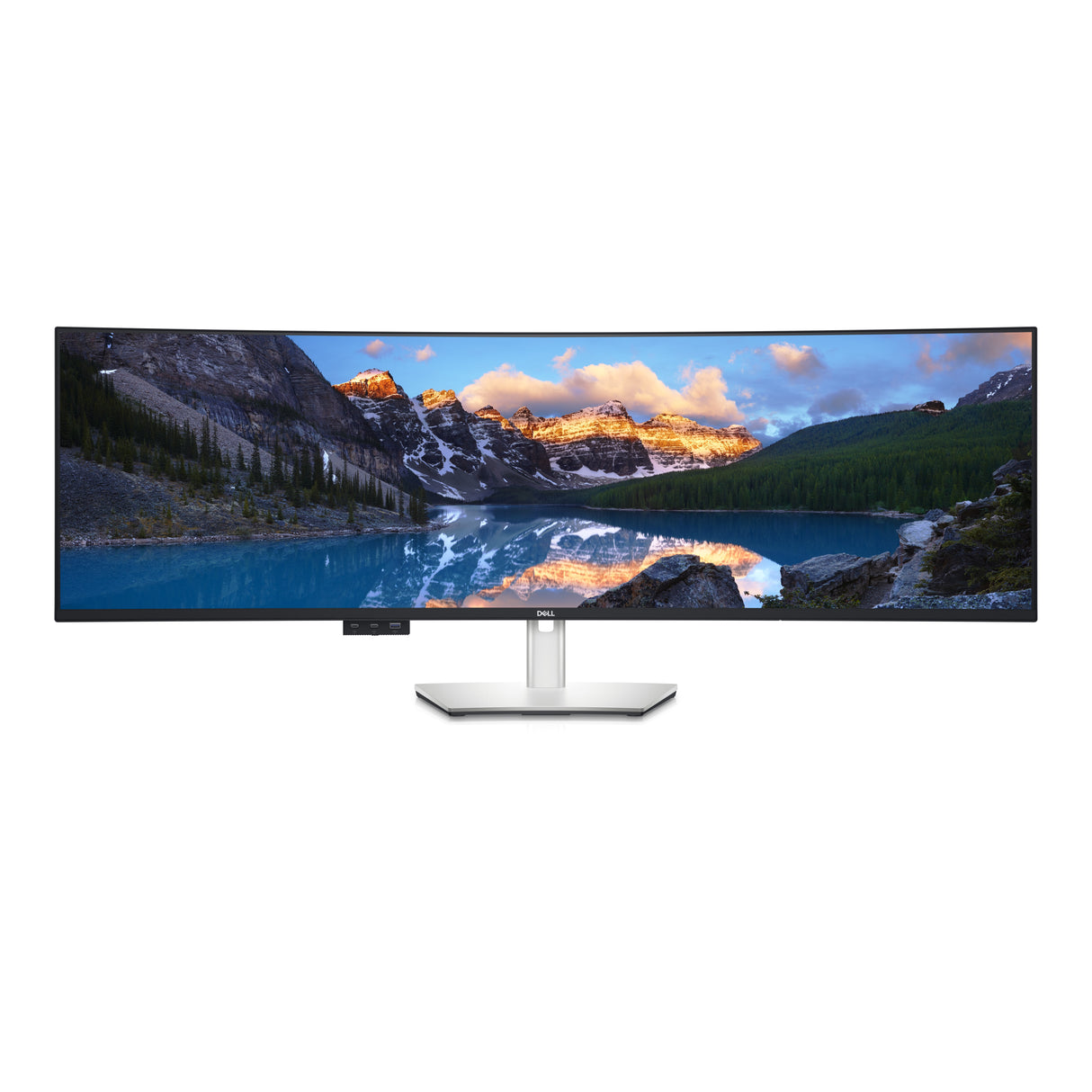 DELL UltraSharp U4924DW LED display 124.5 cm (49") 5120 x 1440 pixels 5K Ultra HD LCD Black, Silver - DELL-U4924DW