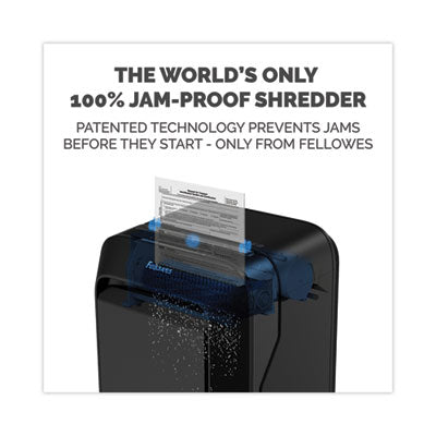 Powershred LX210 Micro-Cut Shredder, 16 Manual Sheet Capacity, Black - 5015201