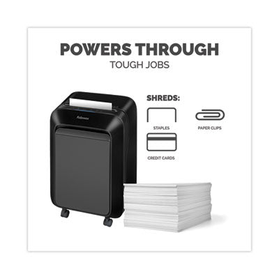 Powershred LX210 Micro-Cut Shredder, 16 Manual Sheet Capacity, Black - 5015201