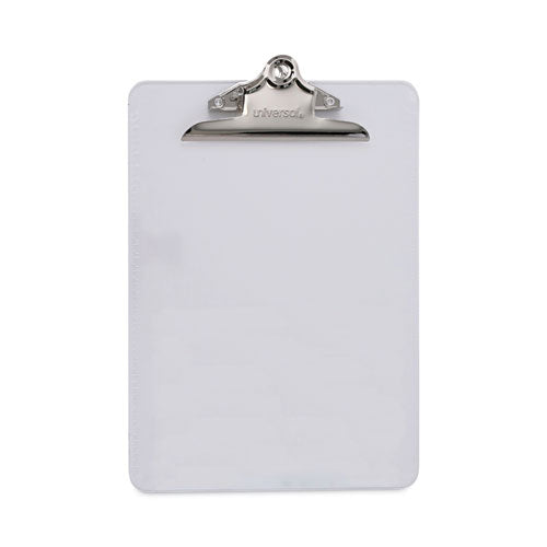 ALLSOP Plastic Clipboard with High Capacity Clip, 1.25" Clip Capacity, Holds 8.5 x 11 Sheets, Clear - 40308