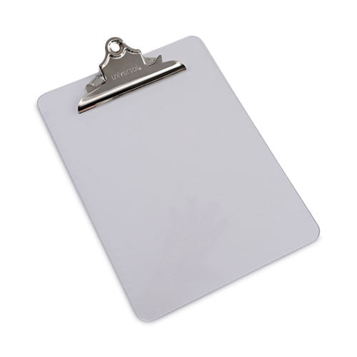 ALLSOP Plastic Clipboard with High Capacity Clip, 1.25" Clip Capacity, Holds 8.5 x 11 Sheets, Clear - 40308