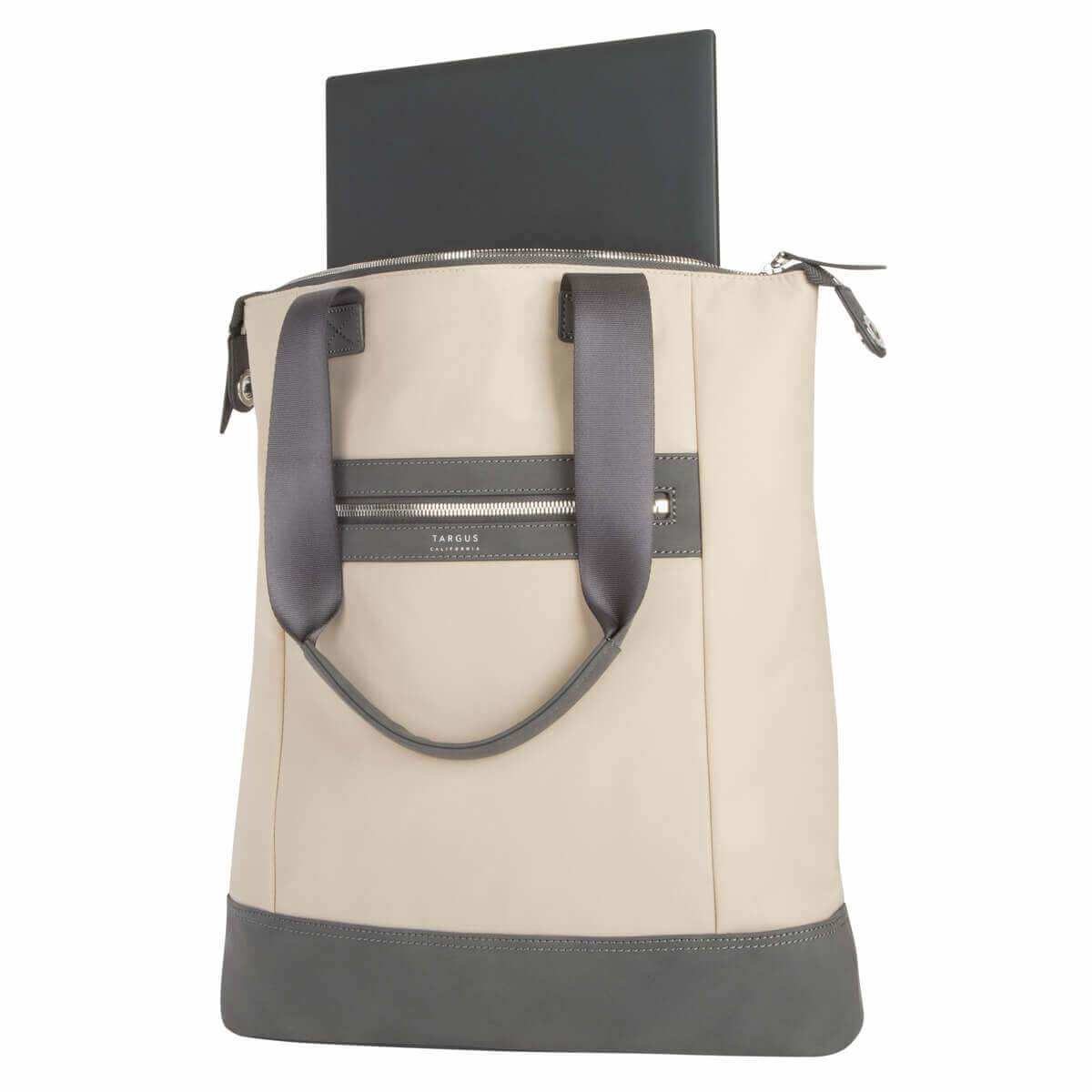 Targus Newport 38.1 cm (15") Grey, Tan - TBO00206GL