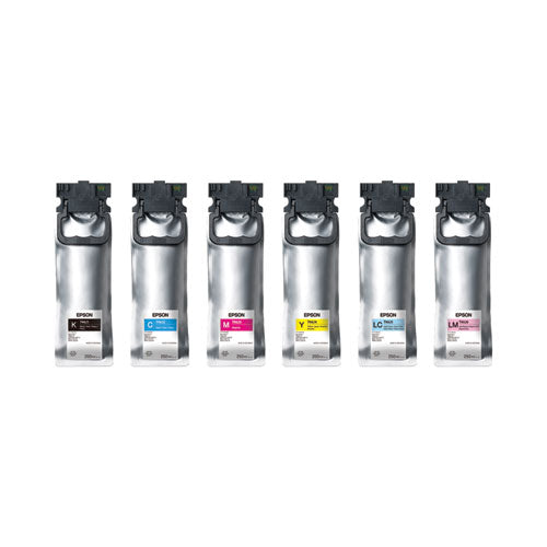 EPSON T46J320 (T46J) UltraChrome High-Yield Ink, 250 mL, Light Cyan - T46J520