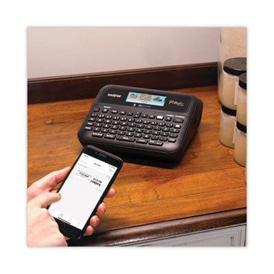 P-Touch Business Professional Connected Label Maker, 30 mm/s Print Speed, 10.2 x 4.8 x 12.6 - PTD610BT