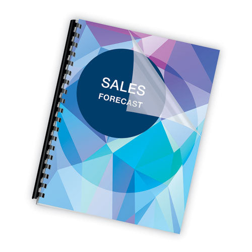 FELLOWES Plastic Comb Bindings for 11 x 8.5 Documents, 19 Rings, 0.75" (150-Sheet) Capacity, Black, - 52509