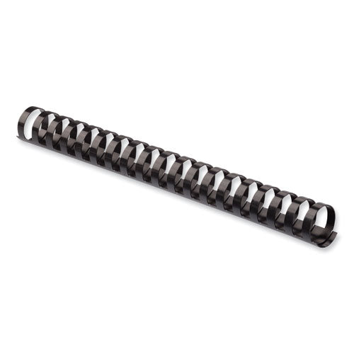 FELLOWES Plastic Comb Bindings for 11 x 8.5 Documents, 19 Rings, 0.75" (150-Sheet) Capacity, Black, - 52509