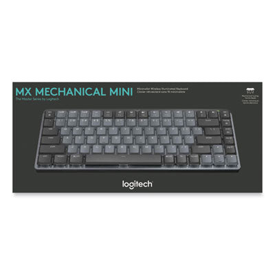 MX Mechanical Wireless Illuminated Performance Keyboard, Mini, Graphite - 920-010550