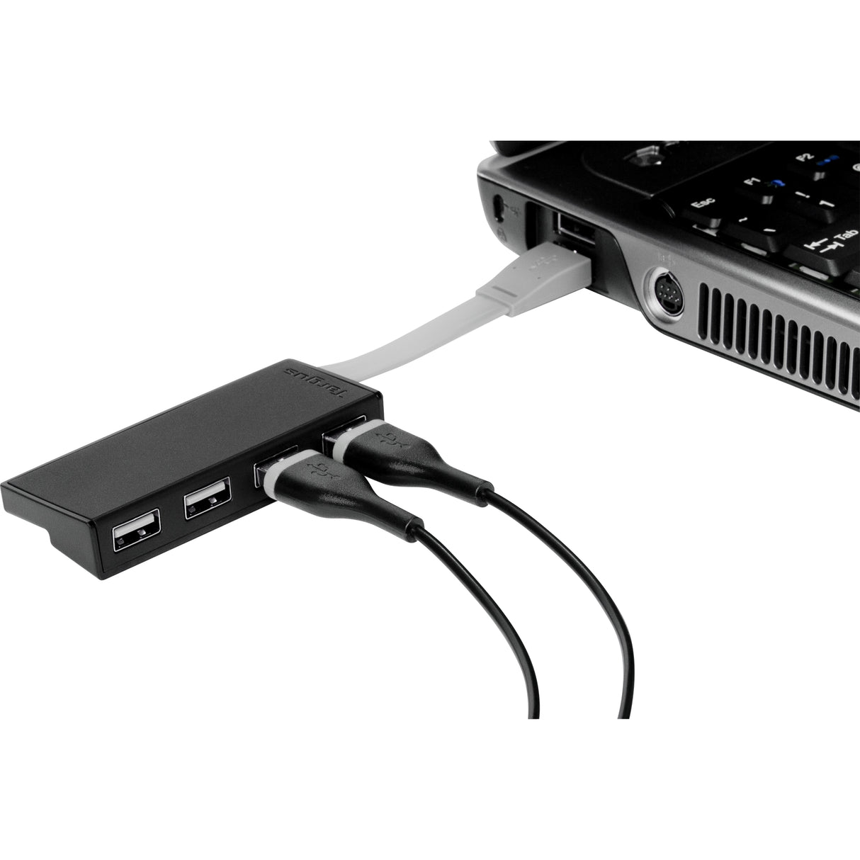 Targus ACH114US interface hub 480 Mbit/s Black - ACH114US
