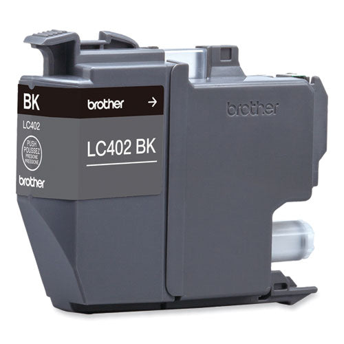 BROTHER  Ink, 550 Page-Yield, Black - LC402BKS