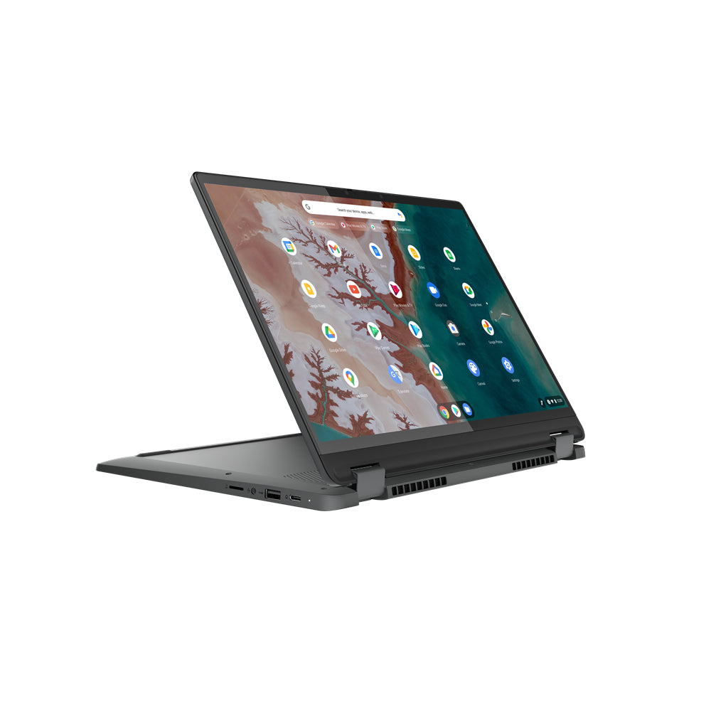 Lenovo Flex5 Chrome 14IAU Intel® Core™ i5 i5-1235U Chromebook 35.6 cm (14") Touchscreen WUXGA 8 GB LPDDR4x-SDRAM 256 GB SSD Wi-Fi 6E (802.11ax) ChromeOS US English Grey - 83AJ0000UX LENOVO