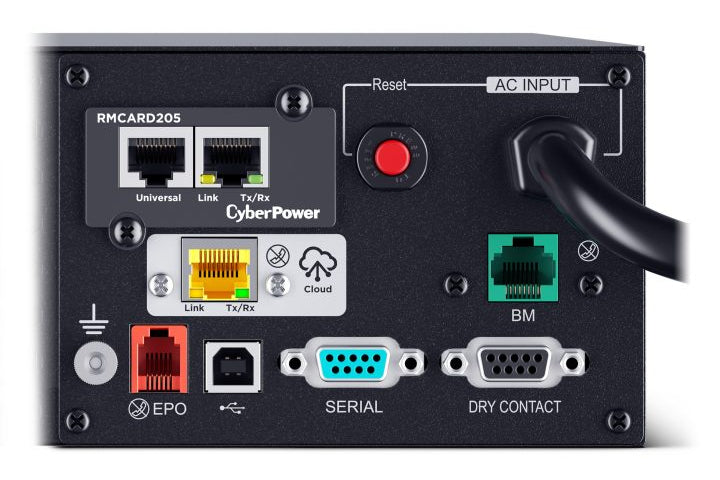 CyberPower Smart App Sinewave uninterruptible power supply (UPS) Line-Interactive 1.5 kVA 1500 W 8 AC outlet(s) - PR1500RTXL2UCN CYBERPOWER