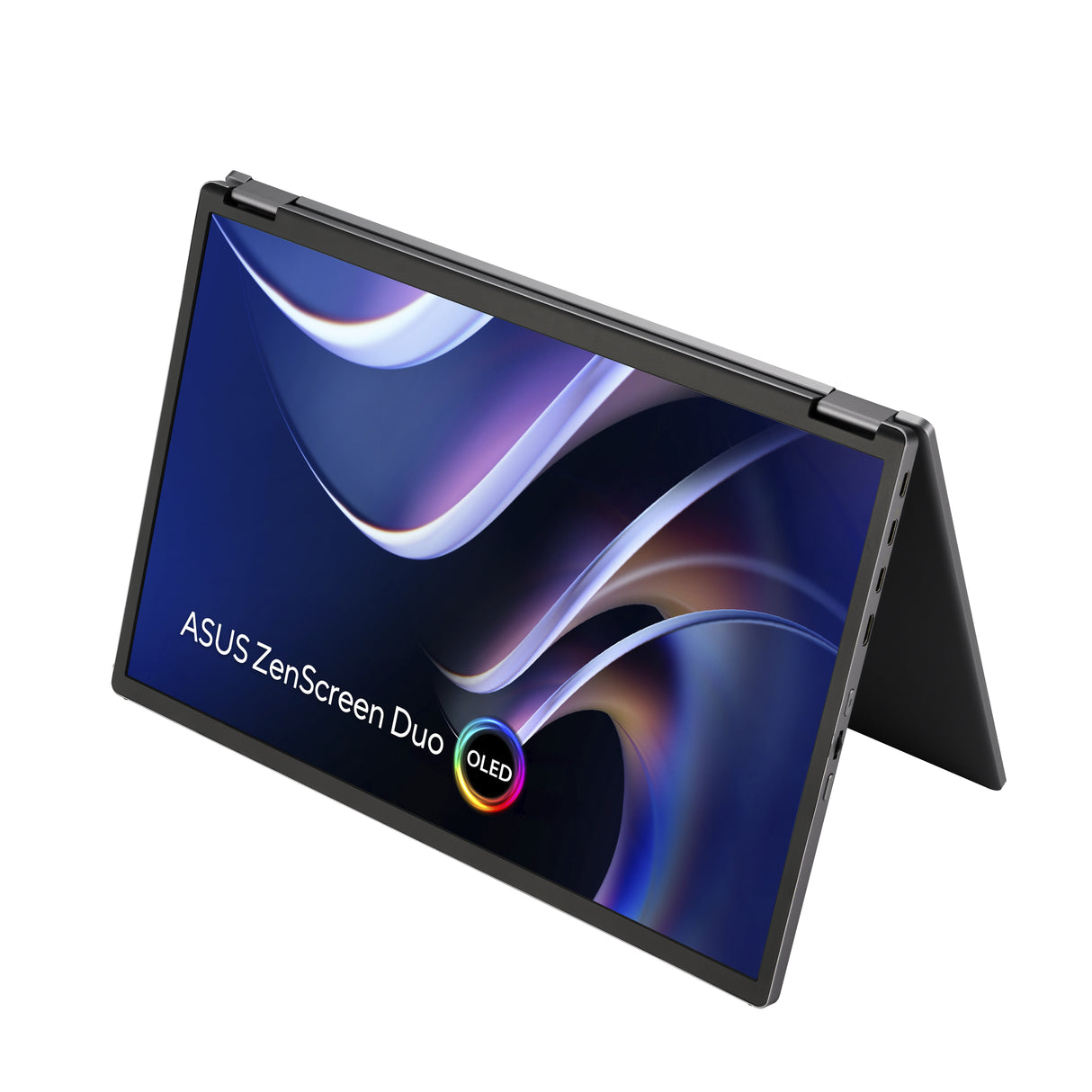 ASUS ZenScreen Duo OLED MQ149CD computer monitor 35.6 cm (14") 1920 x 1200 pixels WUXGA Silver - MQ149CD ASUS