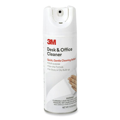 Desk and Office Spray Cleaner, Unscented, 15 oz Aerosol Spray - 573