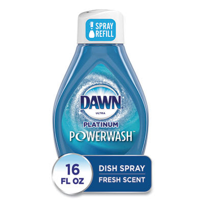 Platinum Powerwash Dish Spray Refill, Fresh Scent, 16 oz Refill Bottle - 52366
