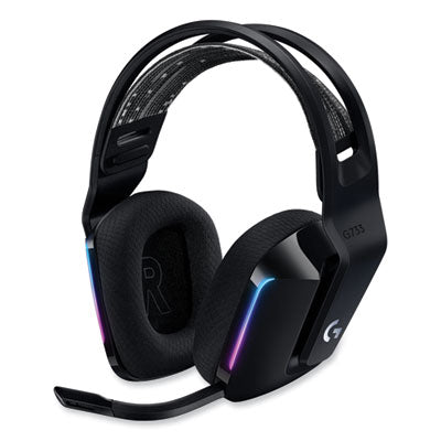 G733 LIGHTSPEED Wireless Gaming Binaural Over The Head Headset, Black - 981-000863