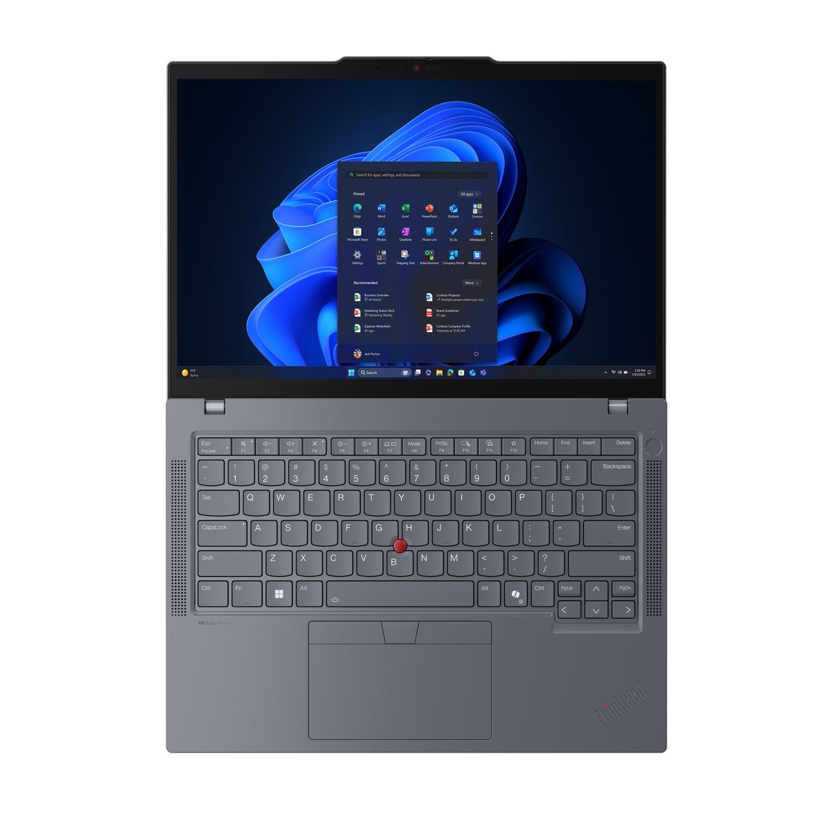 Lenovo ThinkPad T14 Gen 6 (Intel) Intel Core Ultra 5 225U Laptop 35.6 cm (14") WUXGA 16 GB DDR5-SDRAM 256 GB SSD Wi-Fi 6E (802.11ax) Windows 11 Pro Grey - 21QC001XUS LENOVO
