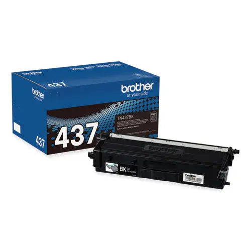 BROTHER Ultra High-Yield Toner, 9,000 Page-Yield, Black - TN437BK BROTHER